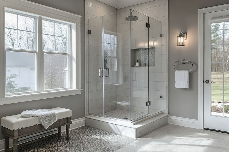 Elegant Shower with Tiles